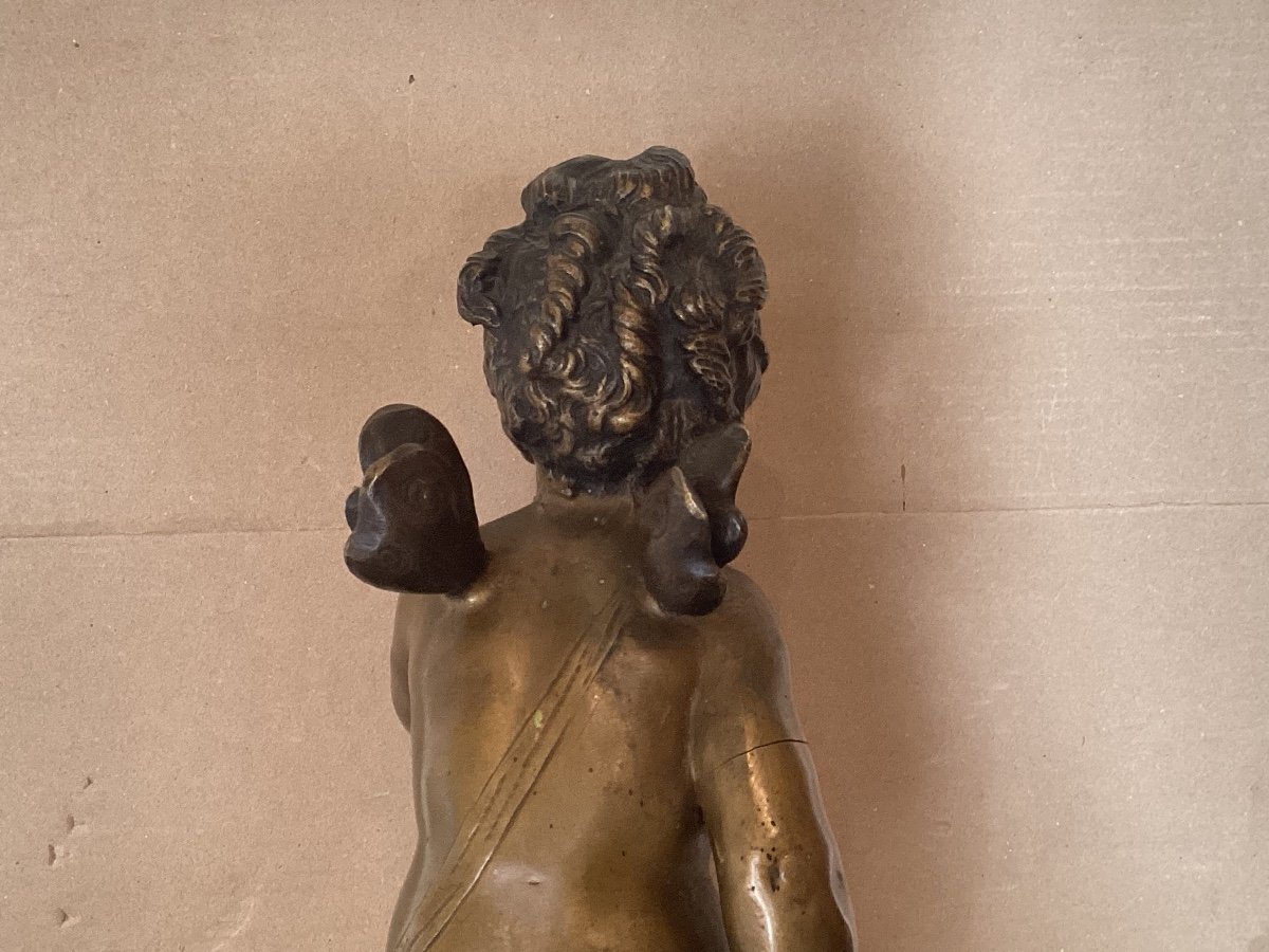 Statue En Bronze Signée -photo-2