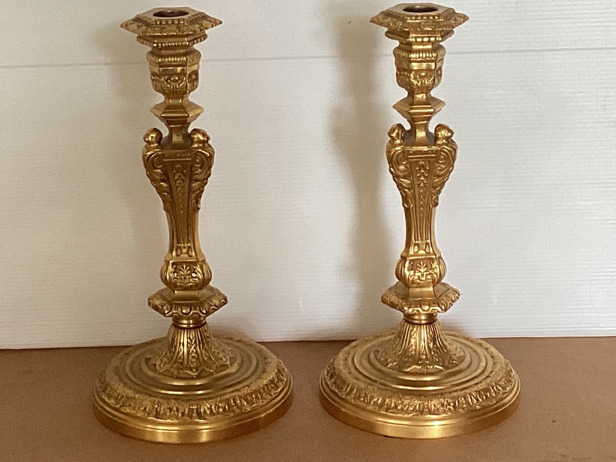 Pair Of Candlesticks 18th-photo-2