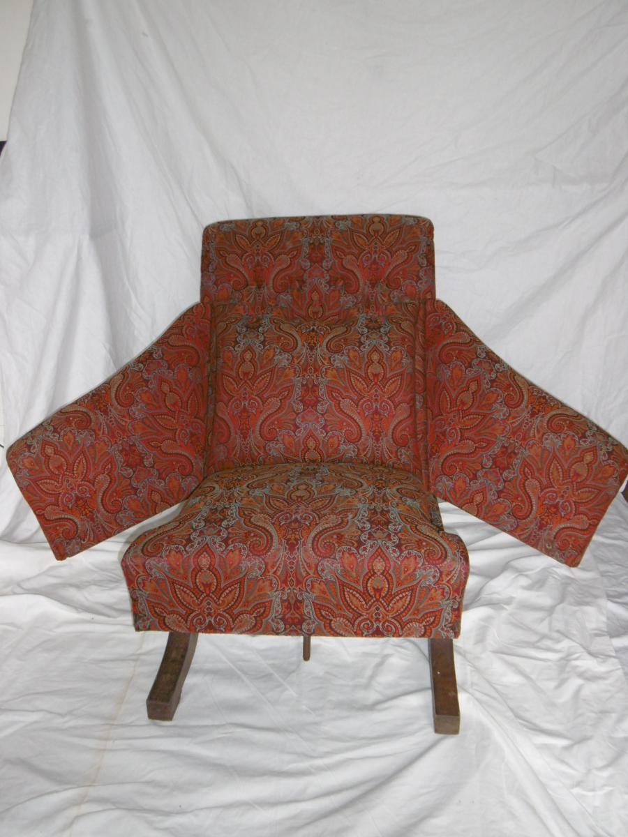 Rare Fauteuil à Manivelle 19ème-photo-3