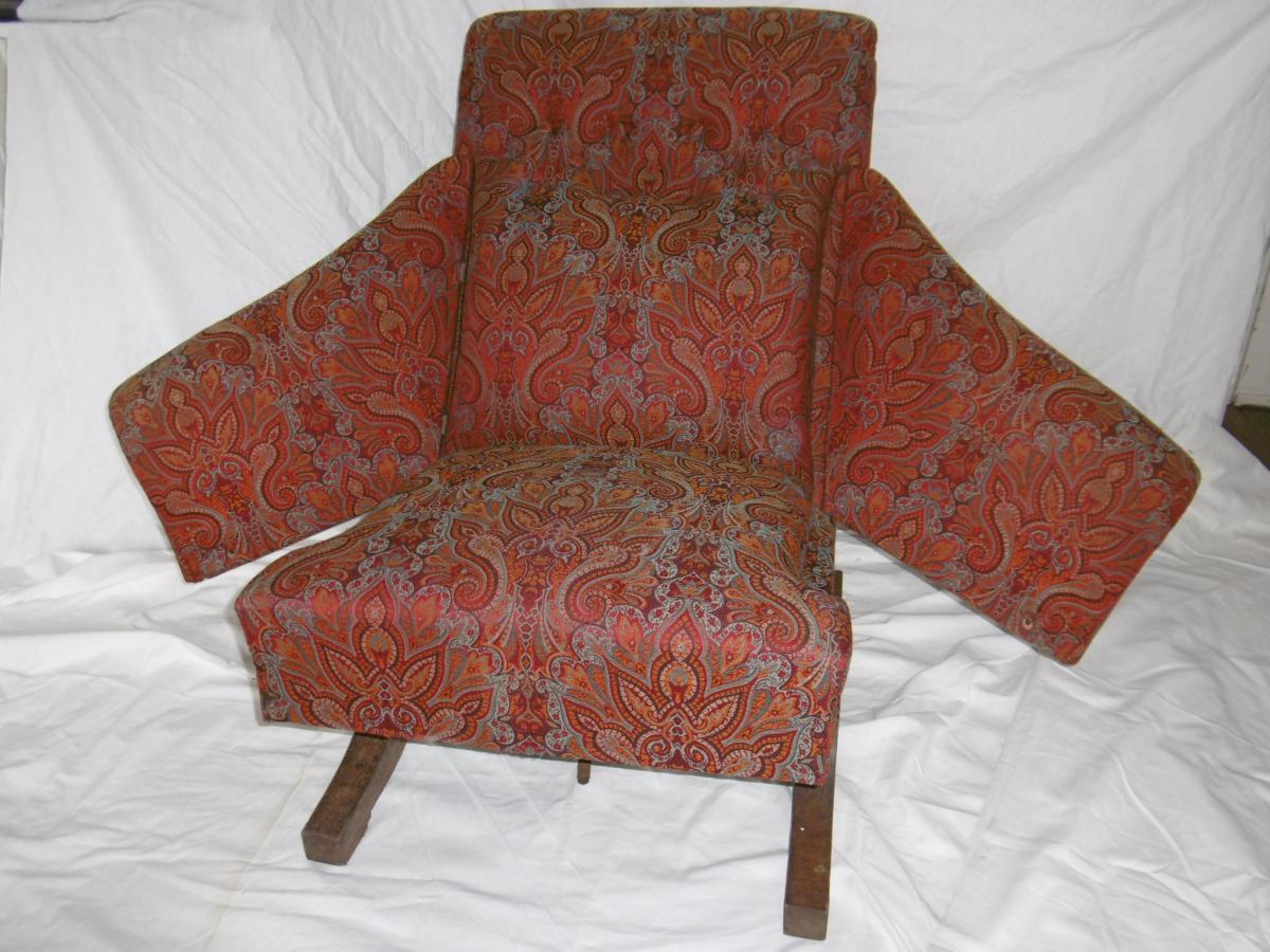 Rare Fauteuil à Manivelle 19ème-photo-6