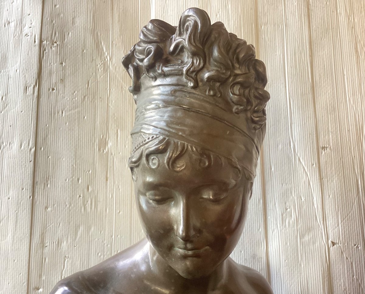 Buste En Bronze De Madame Récamier-photo-2