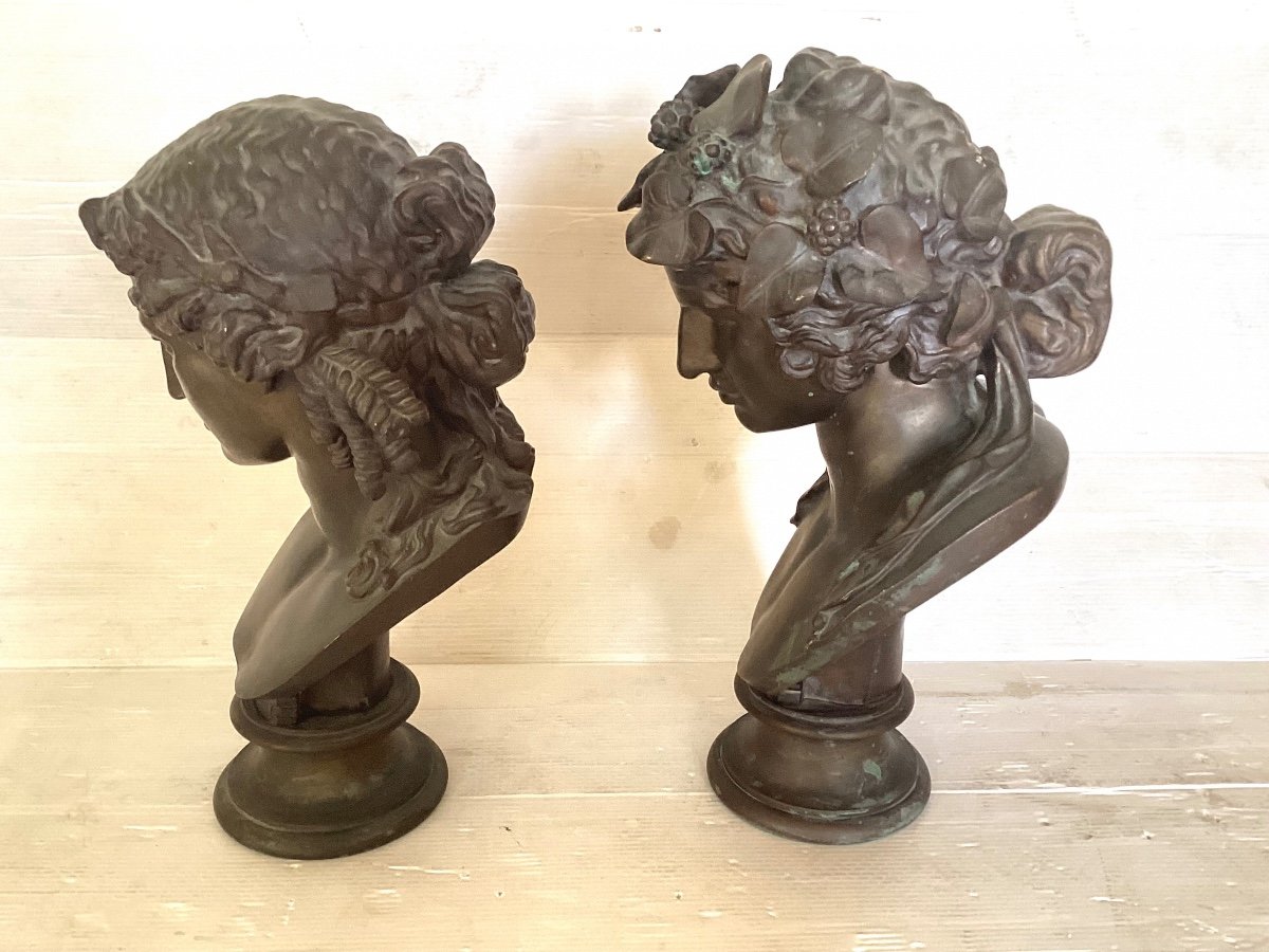 Bronzes Anciens Ariane Et Bacchus-photo-1