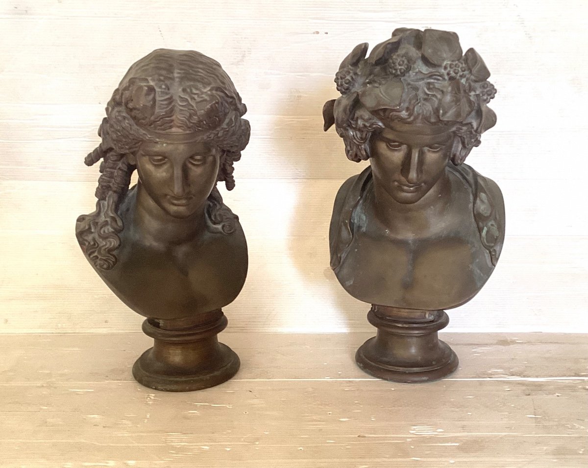 Bronzes Anciens Ariane Et Bacchus