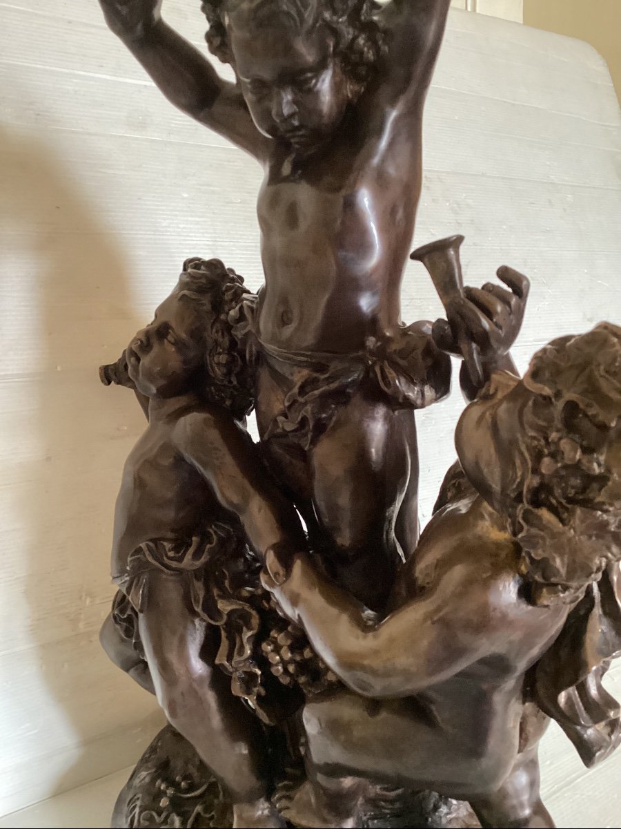 Bronze Statue After Clodion-photo-8