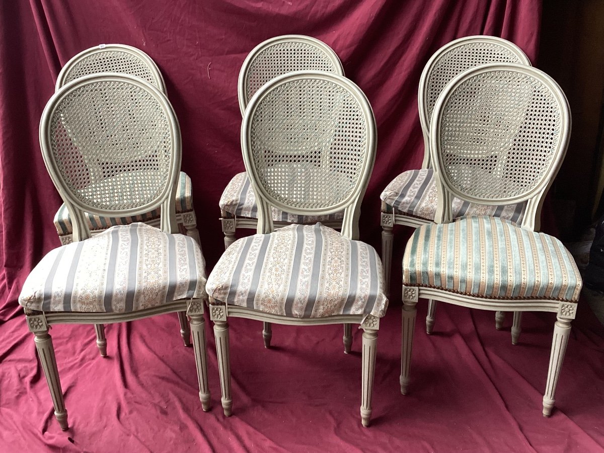Series Of Six Louis XVI Chairs