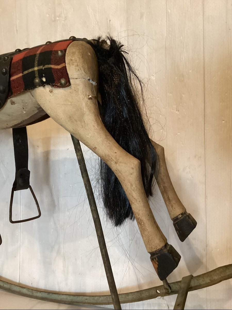 Cheval à Bascule 19ème -photo-2