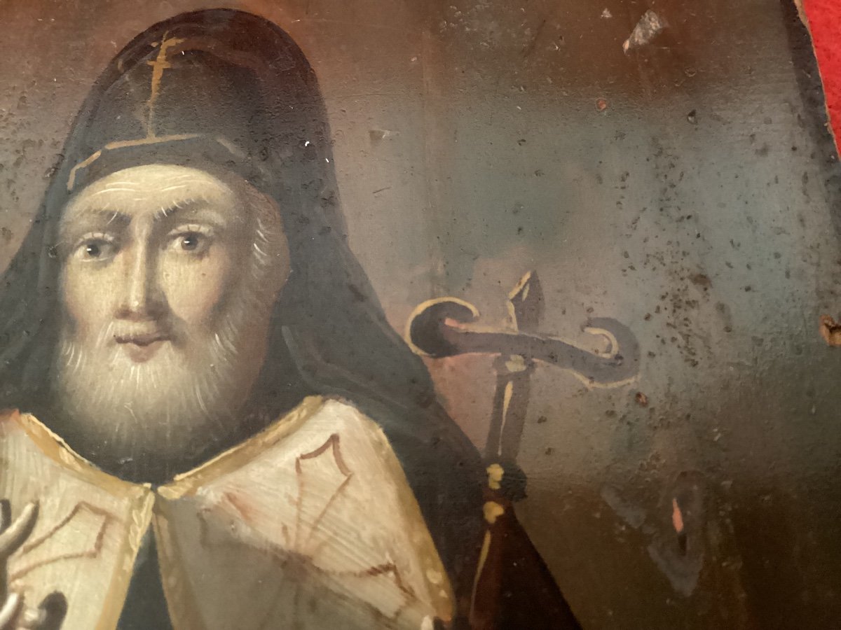 18th Century Painting Of A Priest-photo-1