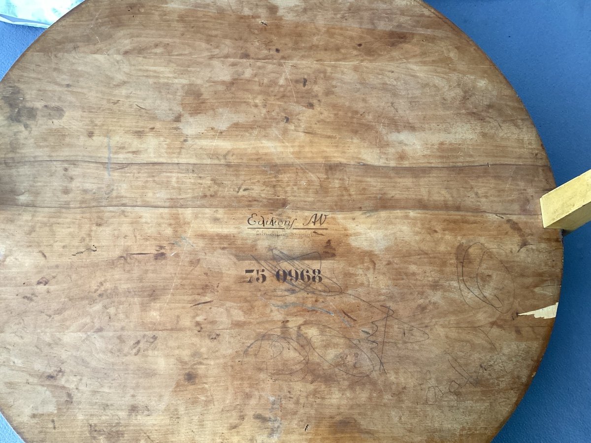 Art Deco Pedestal Table -photo-4