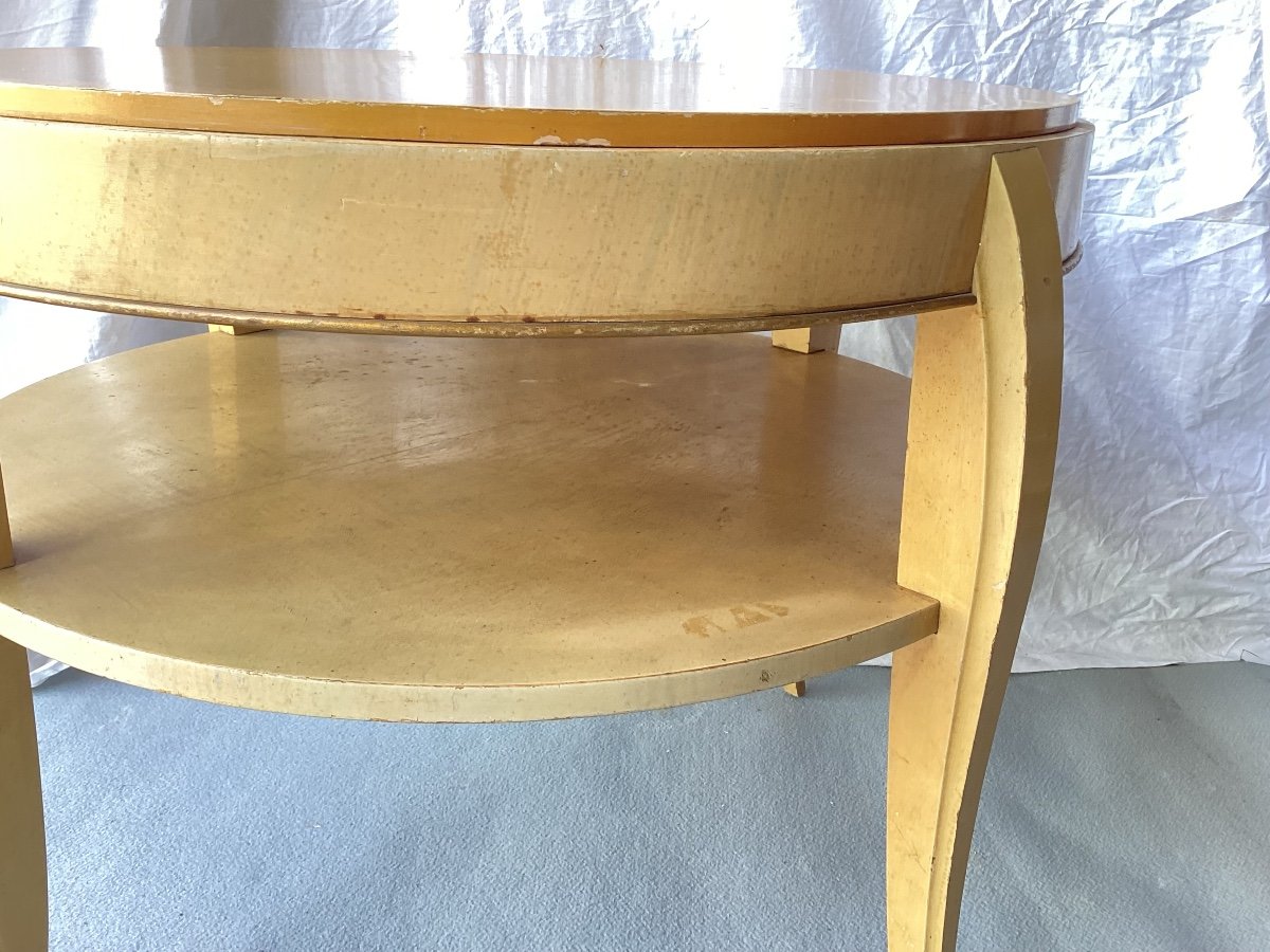 Art Deco Pedestal Table -photo-3
