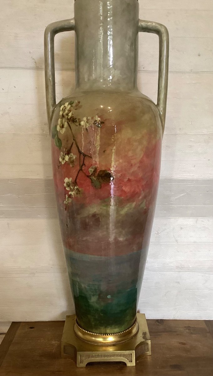 Important Signed Amphora Vase -photo-6
