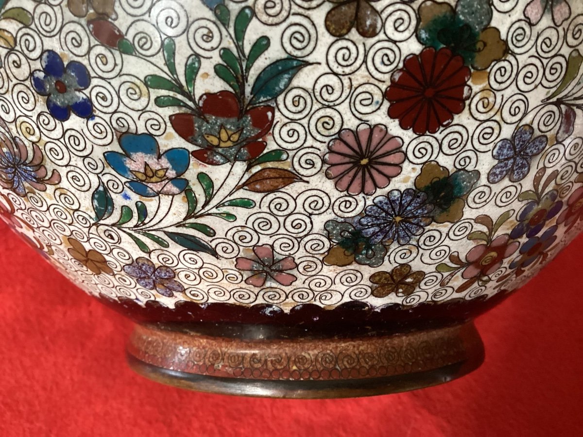 Cloisonné Enamel Flowerpot-photo-2