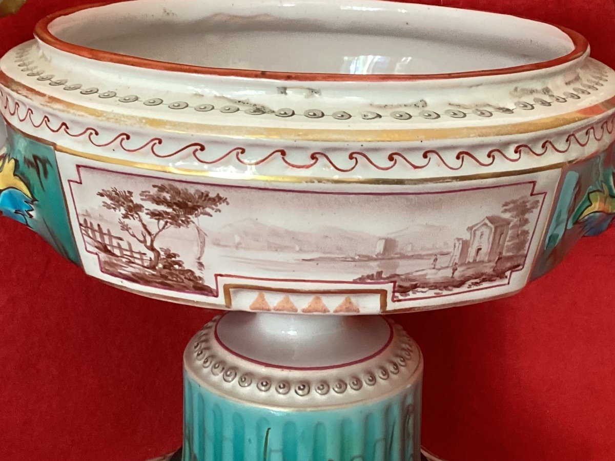 Saint Clément- Gallé Paire De Coupes -photo-1