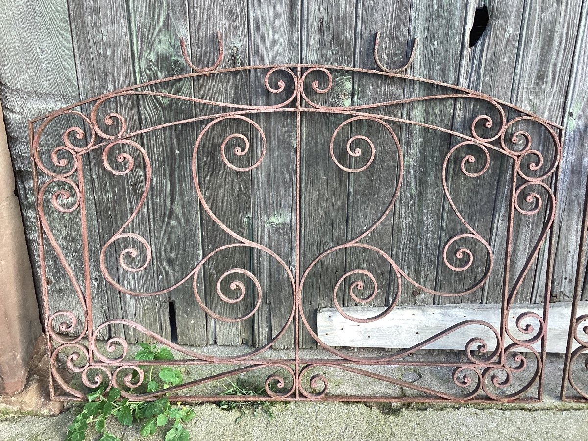 Grilles En Fer Forgé 19ème -photo-2
