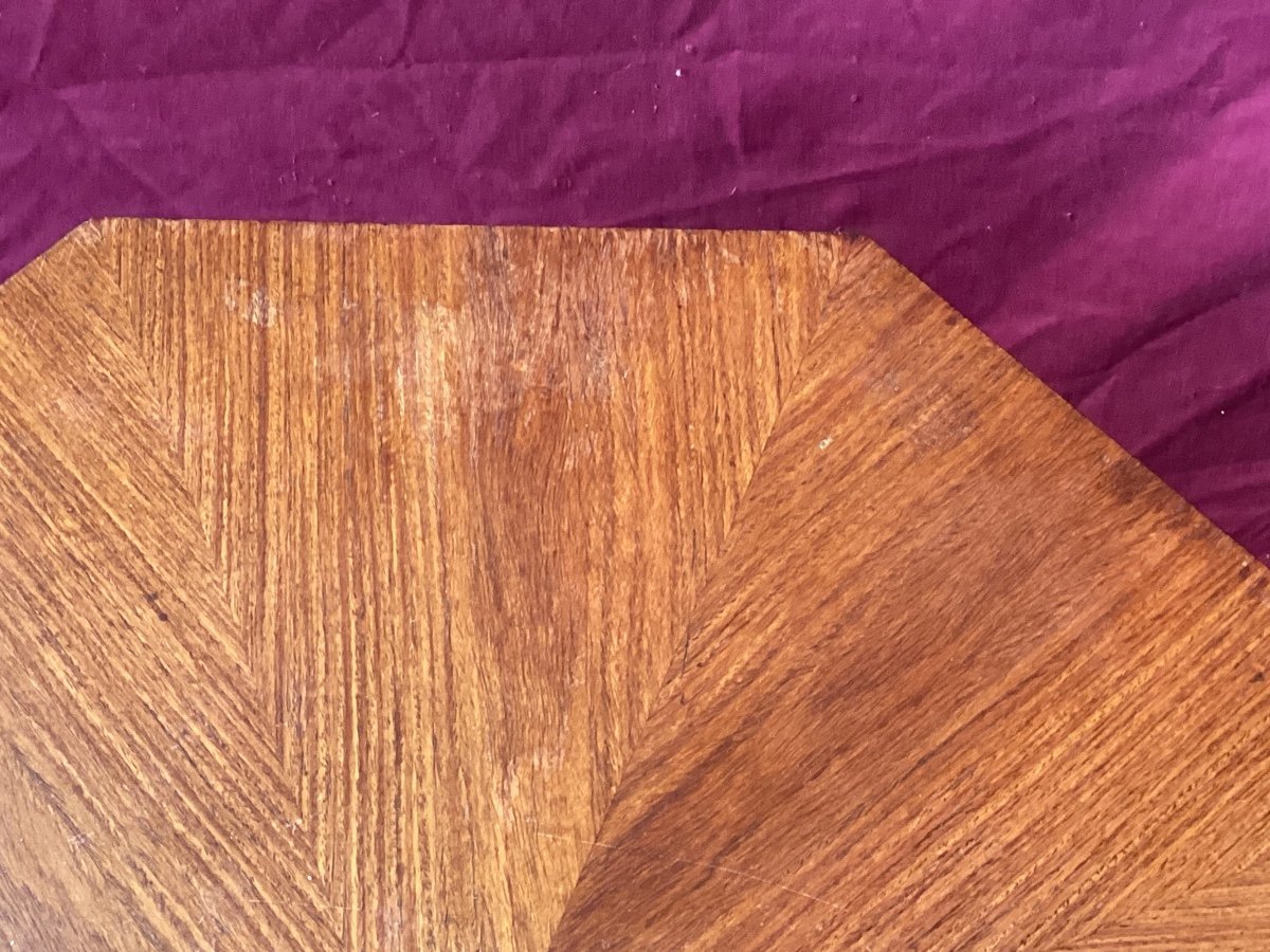Majorelle Art Deco Pedestal Table -photo-2