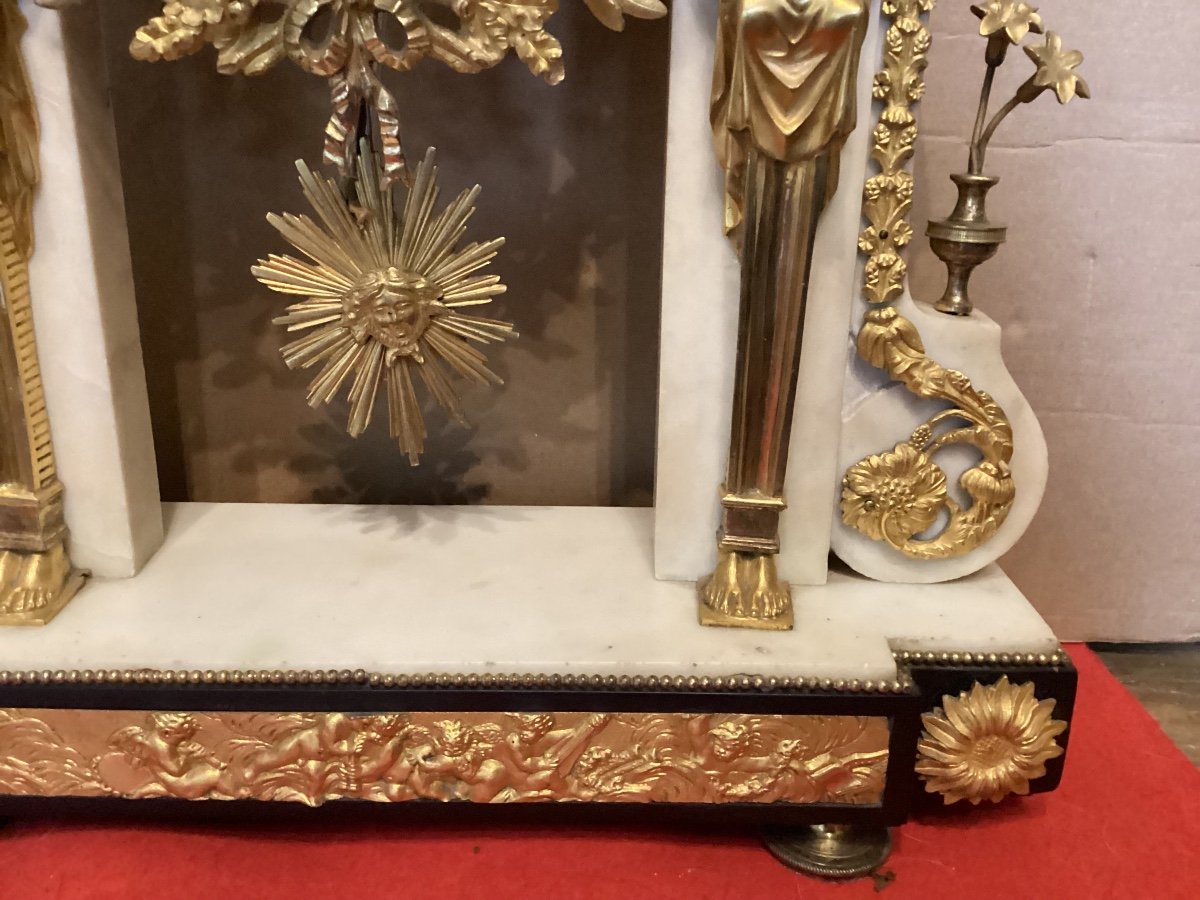 Pendule Portique époque Louis XVI -photo-2