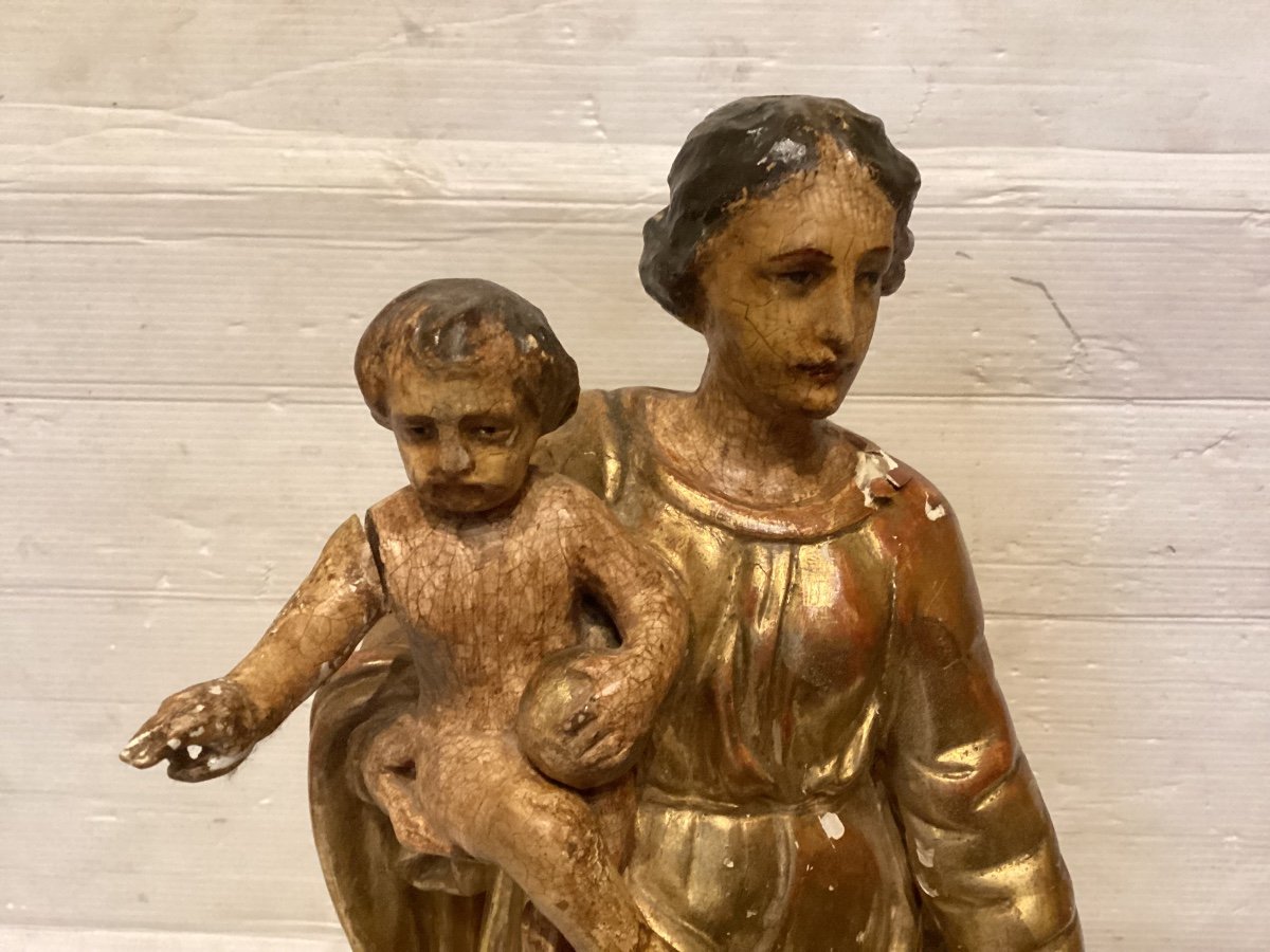 Vierge à L’enfant 18ème -photo-2