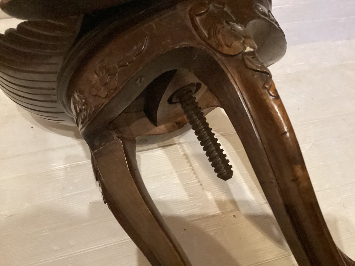 19th Century Harpist Stool -photo-8