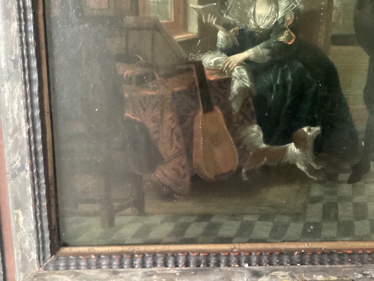 C.E. Biset peinture sur cuivre -photo-2