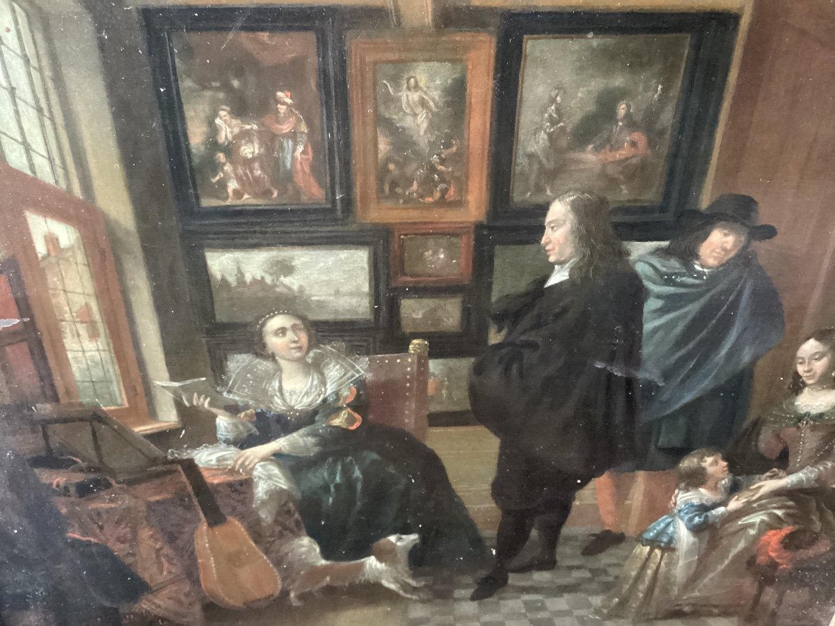 C.E. Biset peinture sur cuivre -photo-6