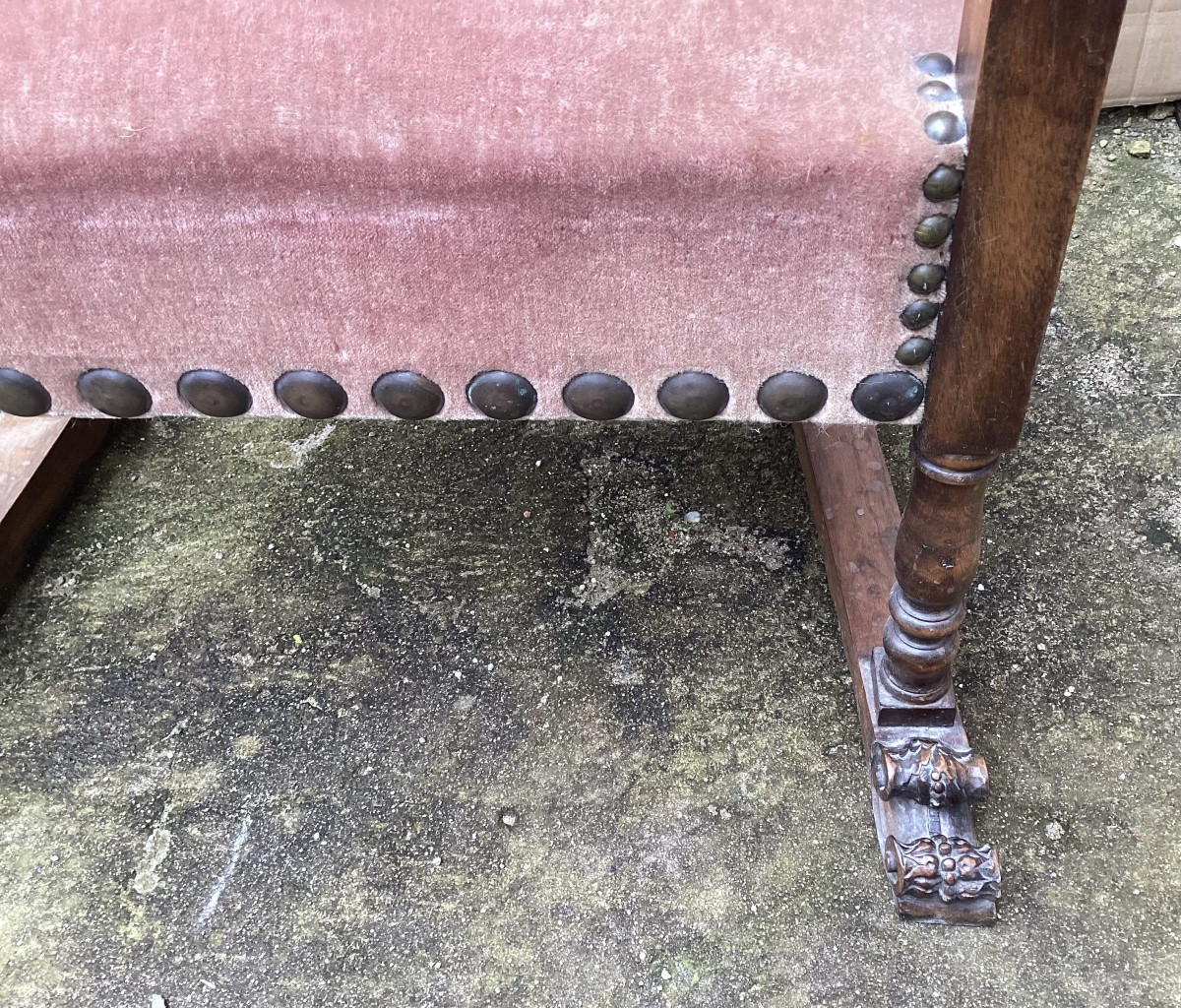 Fauteuil De Château 19ème -photo-3