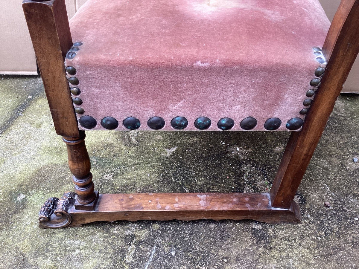 Fauteuil De Château 19ème -photo-6