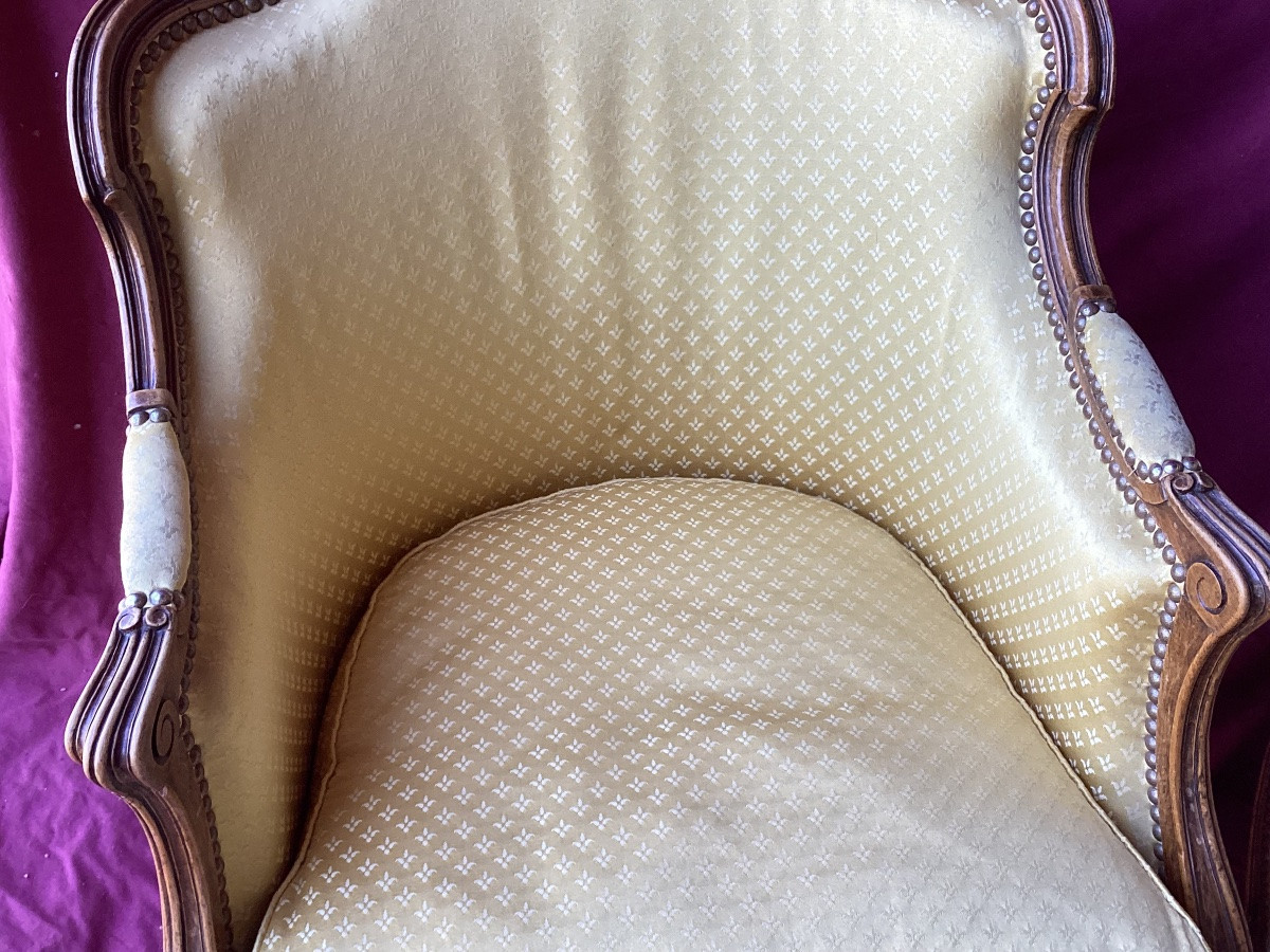 Paire De Bergères Louis XV -photo-4
