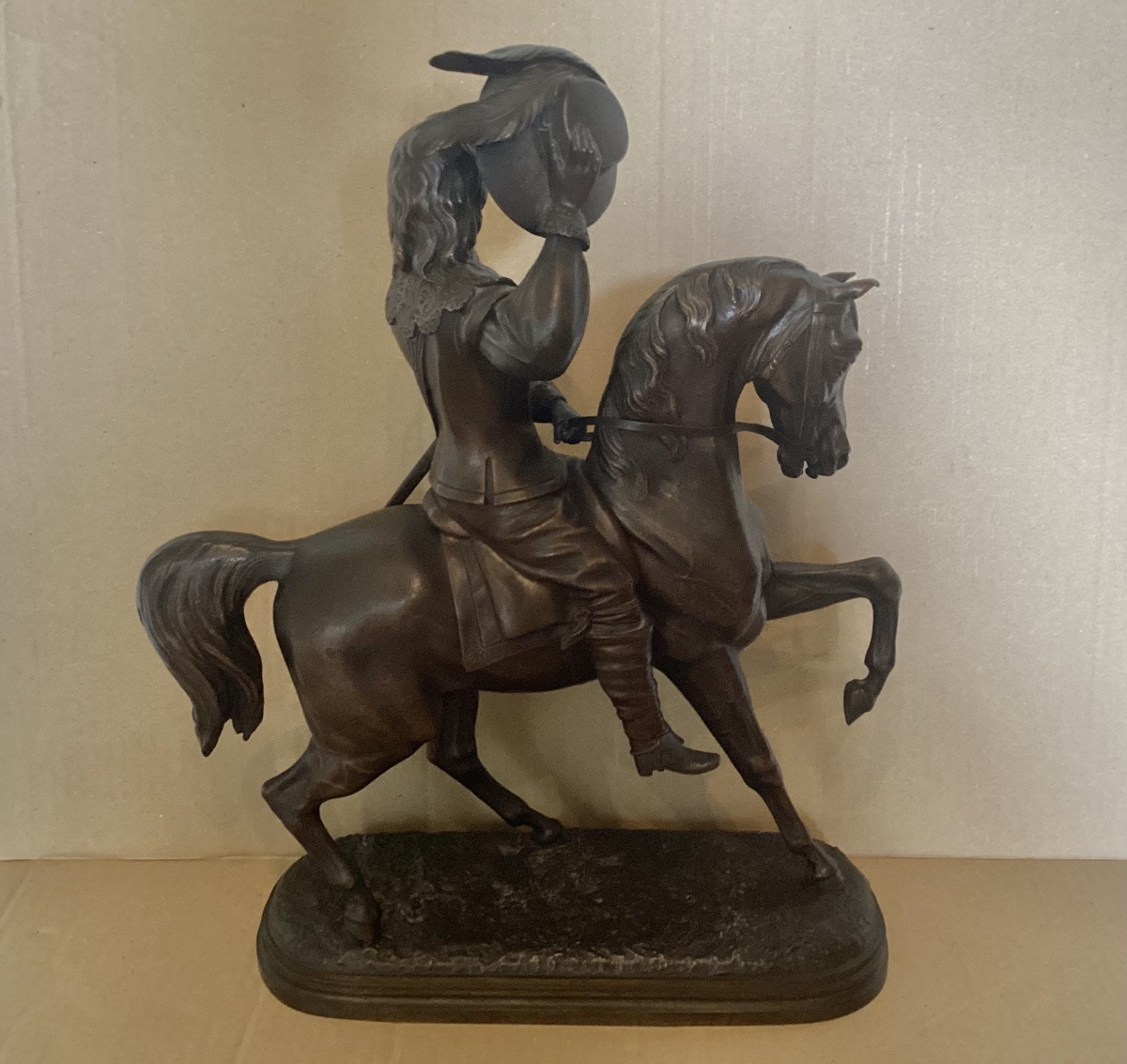 Bronze Equestrian Statue 19th Century -photo-2