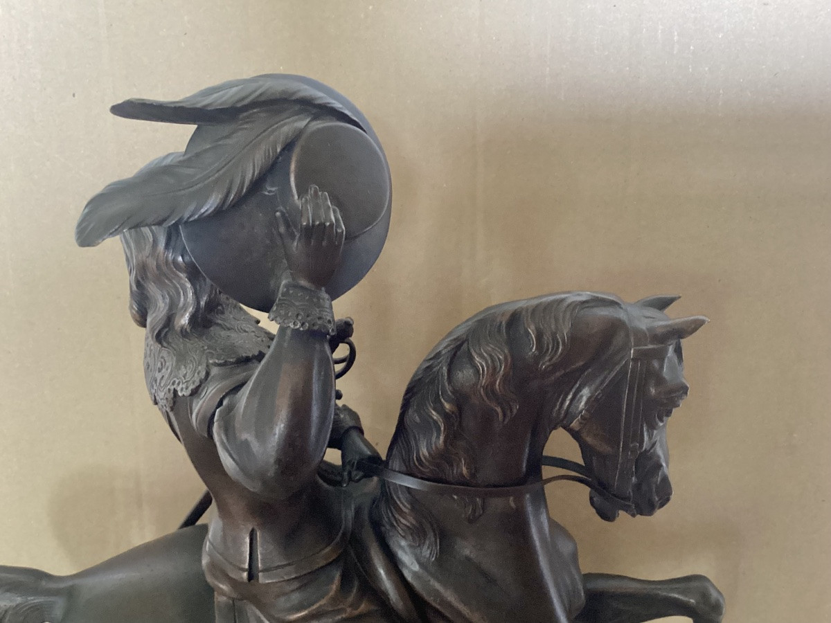Bronze Equestrian Statue 19th Century -photo-3
