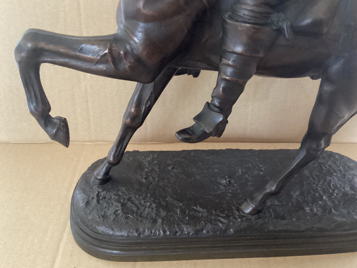 Bronze Equestrian Statue 19th Century -photo-5