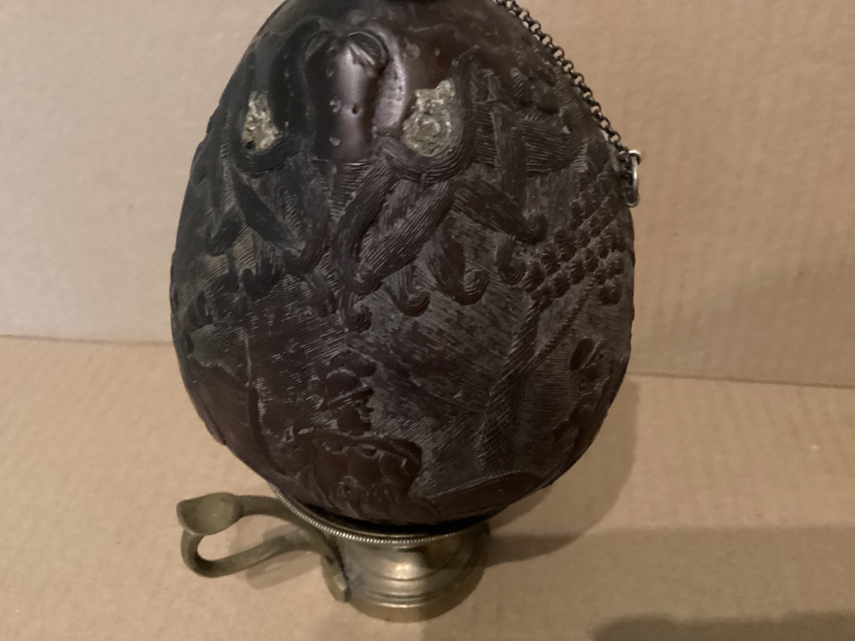 Noix de coco sculptée -photo-7