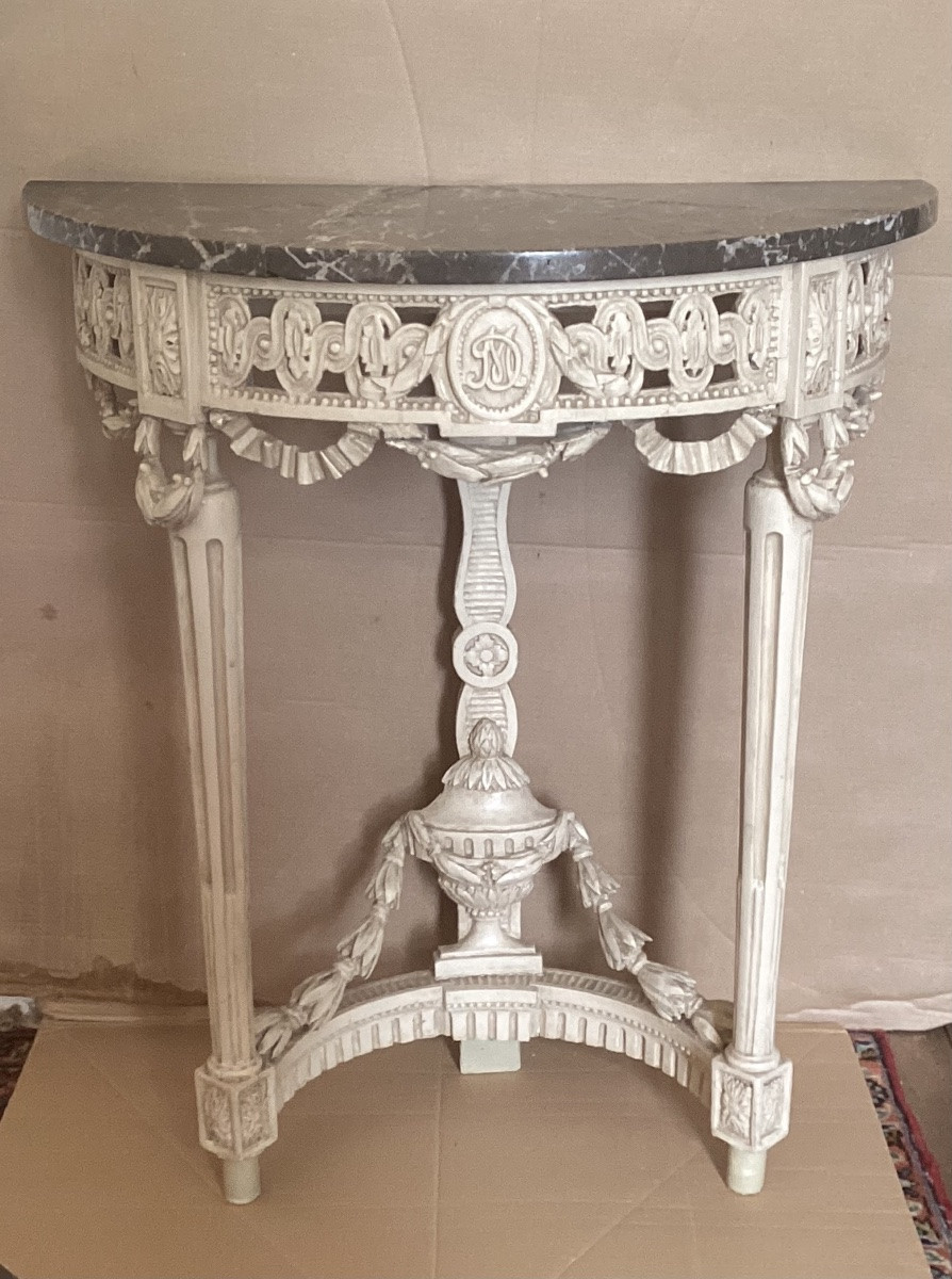 Console d’époque Louis XVI -photo-2