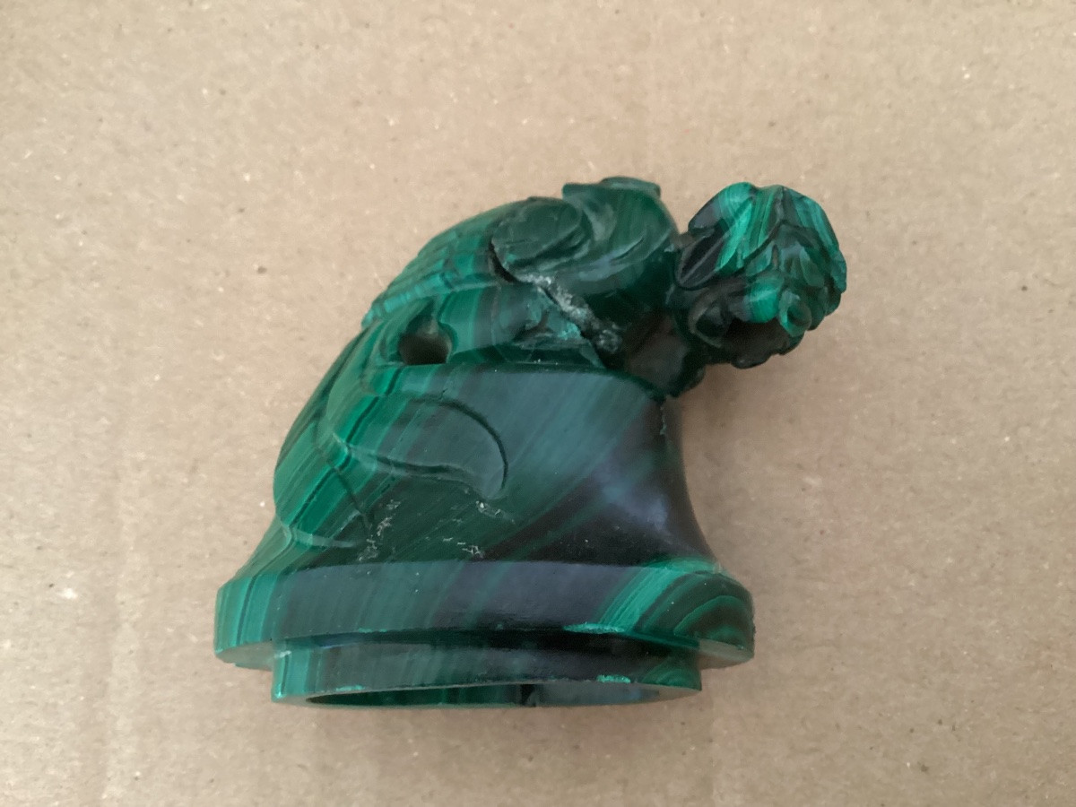 Malachite Covered Vase -photo-7