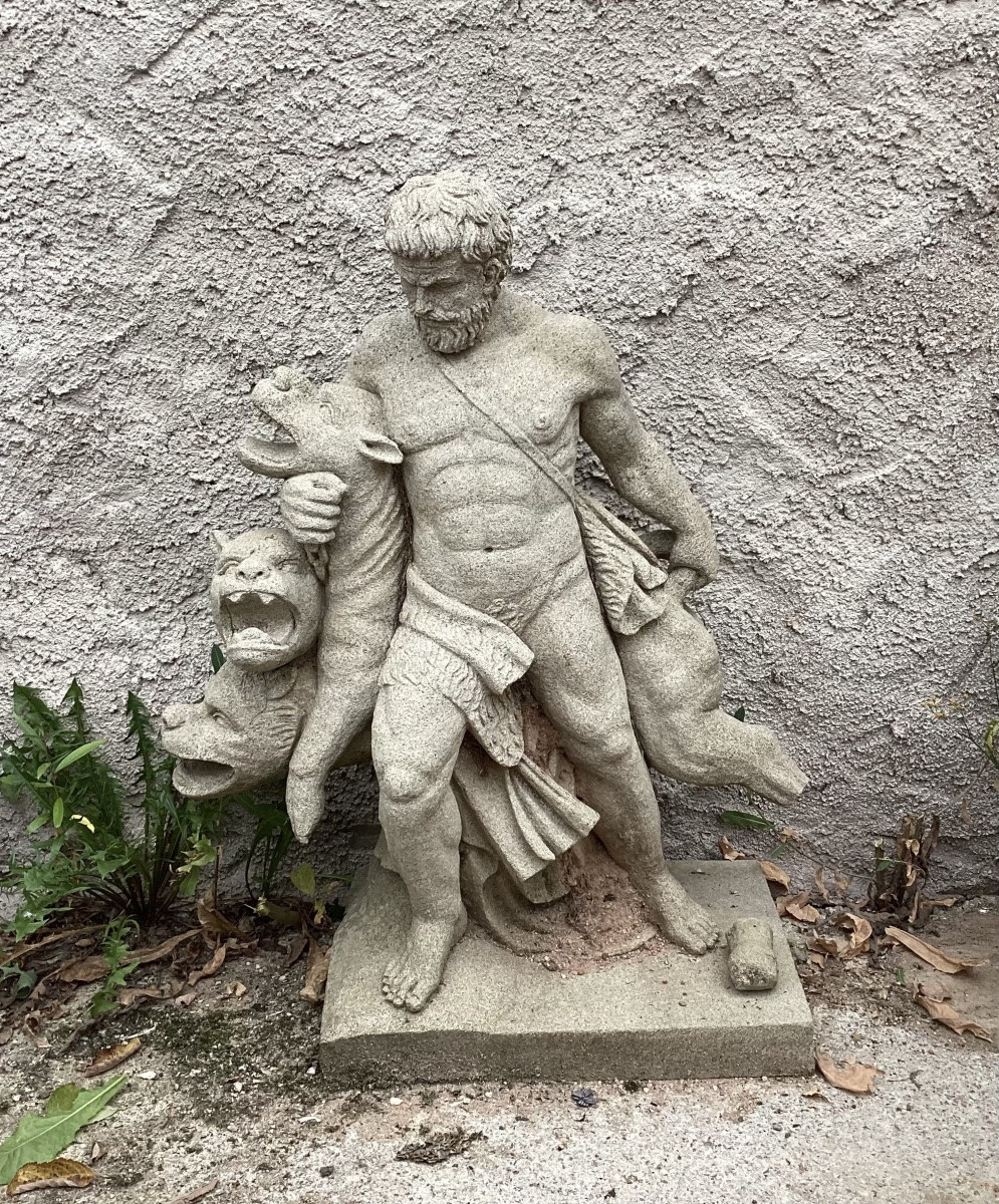 Granite Statue From The Early 20th Century -photo-2