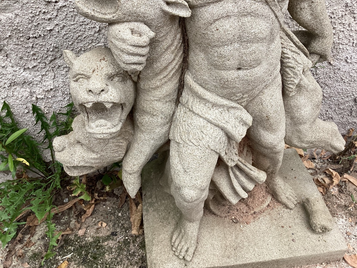 Granite Statue From The Early 20th Century -photo-1