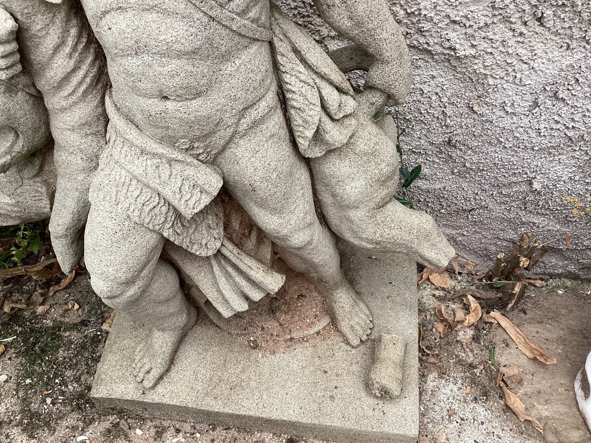 Granite Statue From The Early 20th Century -photo-2