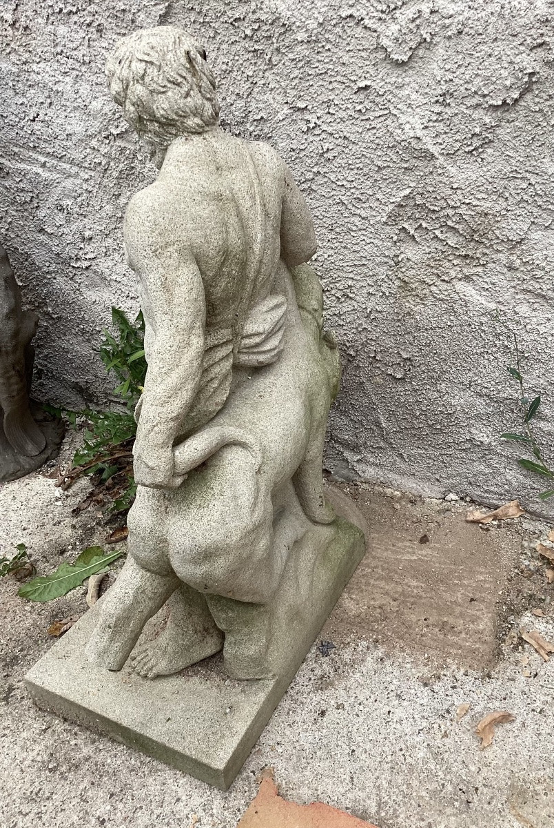 Granite Statue From The Early 20th Century -photo-5