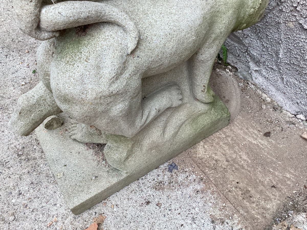 Granite Statue From The Early 20th Century -photo-7
