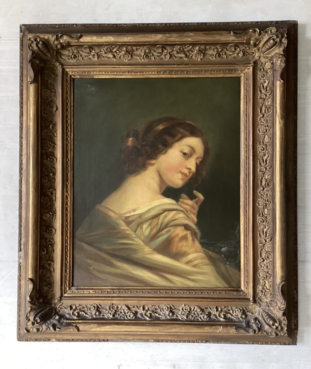 19th Century Portrait Painting 