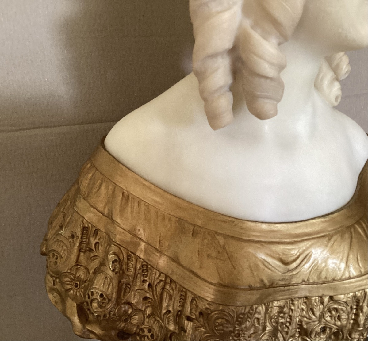 Signed Bust Of A Woman -photo-2