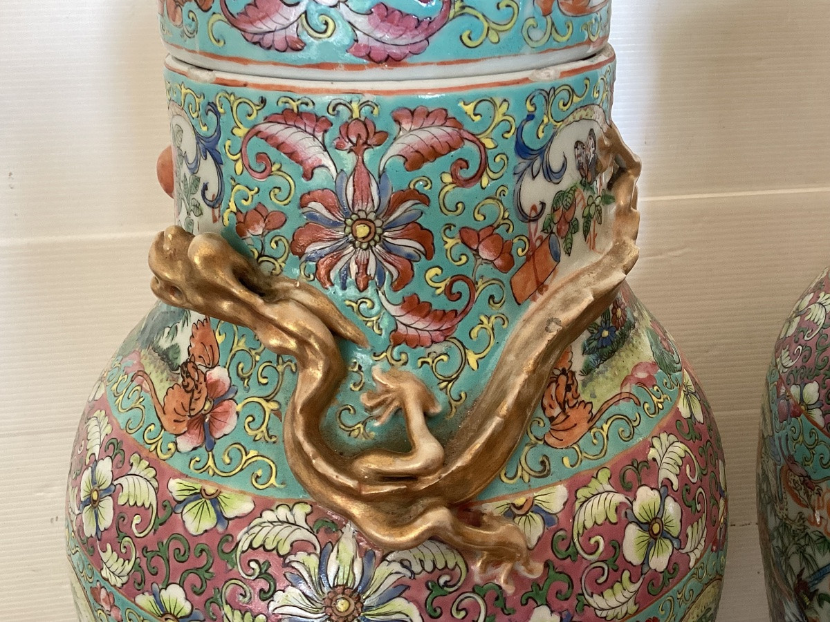 Vases couverts Chinese -photo-2