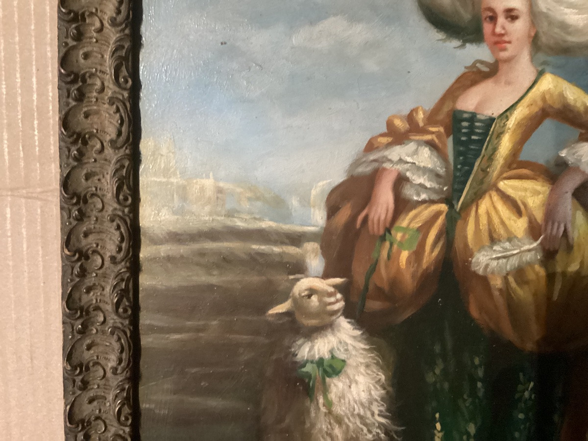 19th Century Copper Painting -photo-6