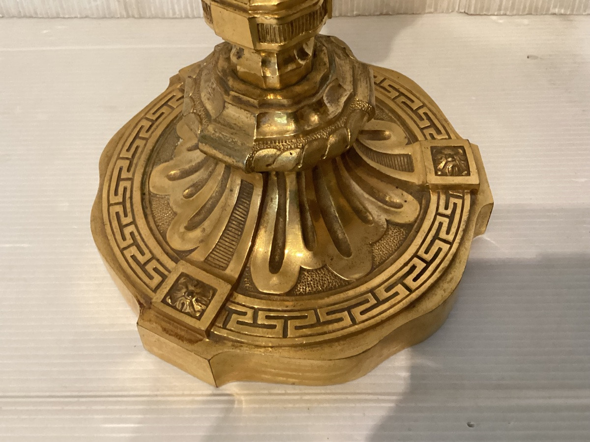 Paire de candélabres 18ème -photo-4