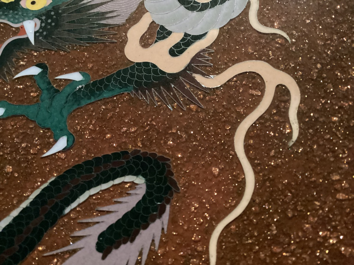 19th Century Cloisonné Enamel Dish -photo-4