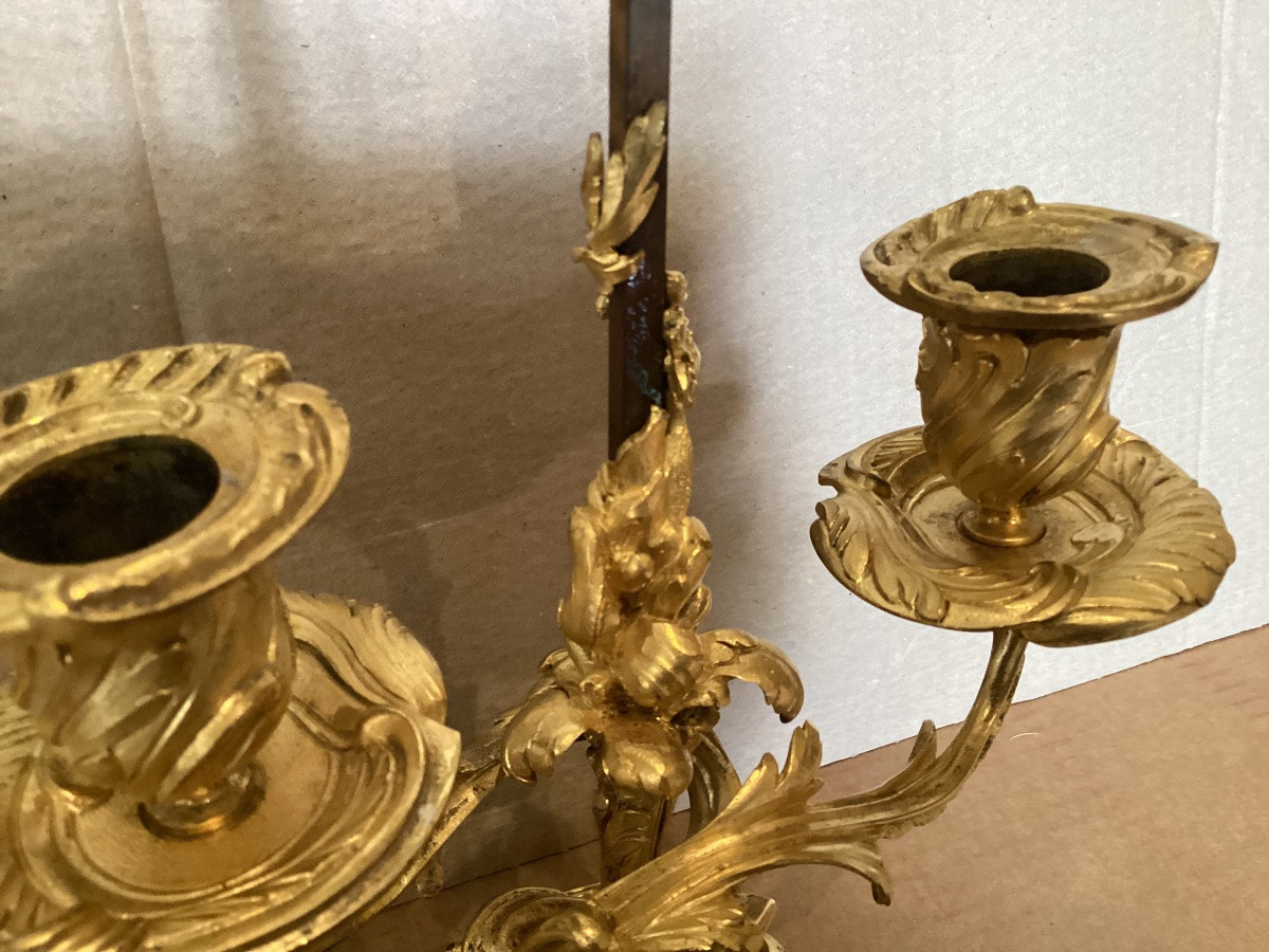 Lampe à écran Louis XV-photo-5