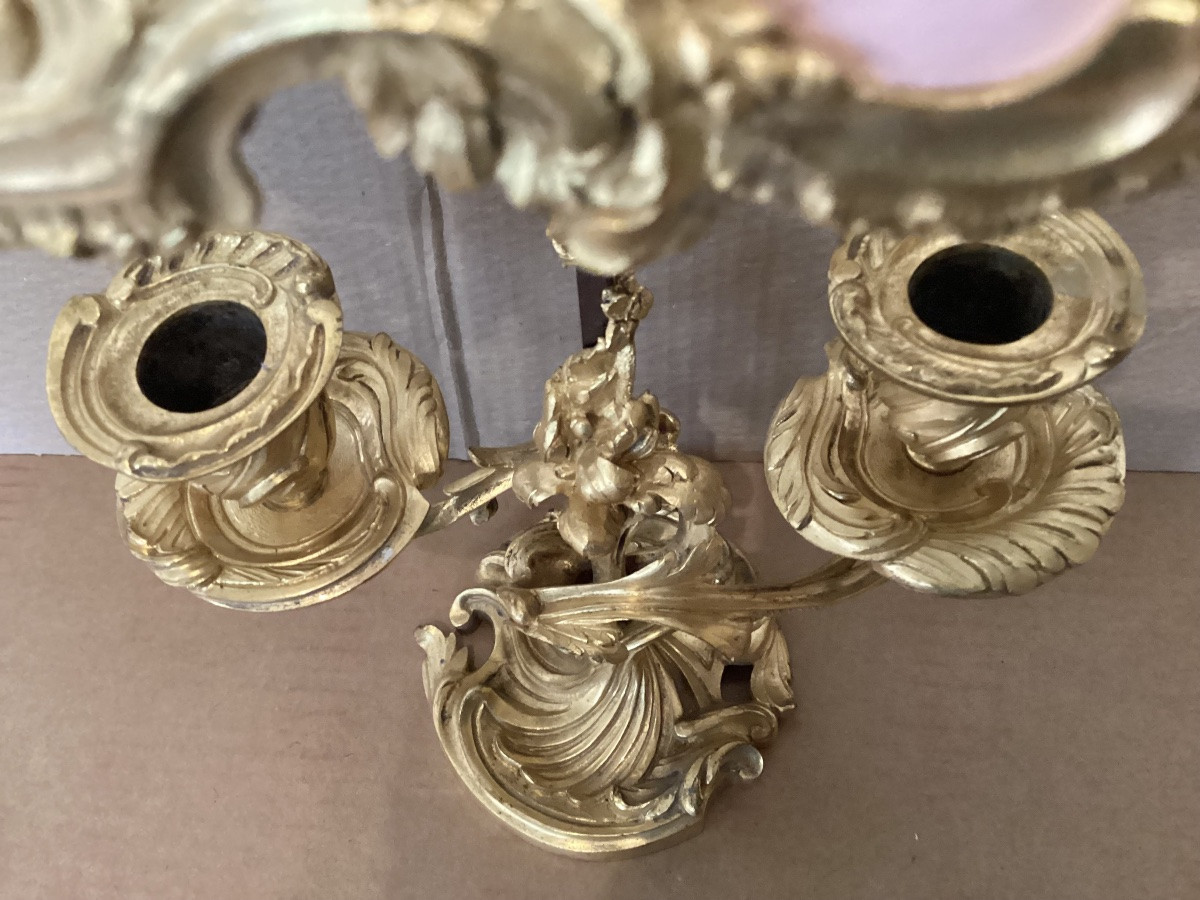 Lampe à écran Louis XV-photo-6