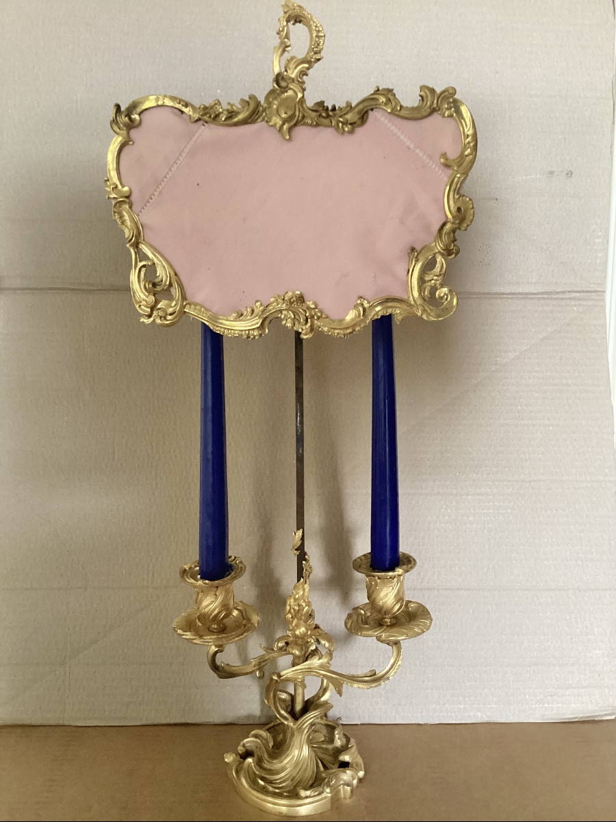 Lampe à écran Louis XV