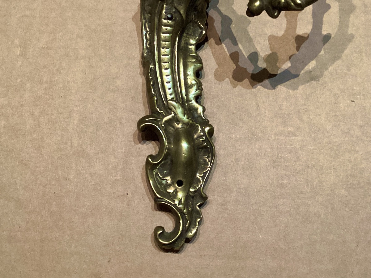 Paire d’appliques d’époque Louis XV -photo-1