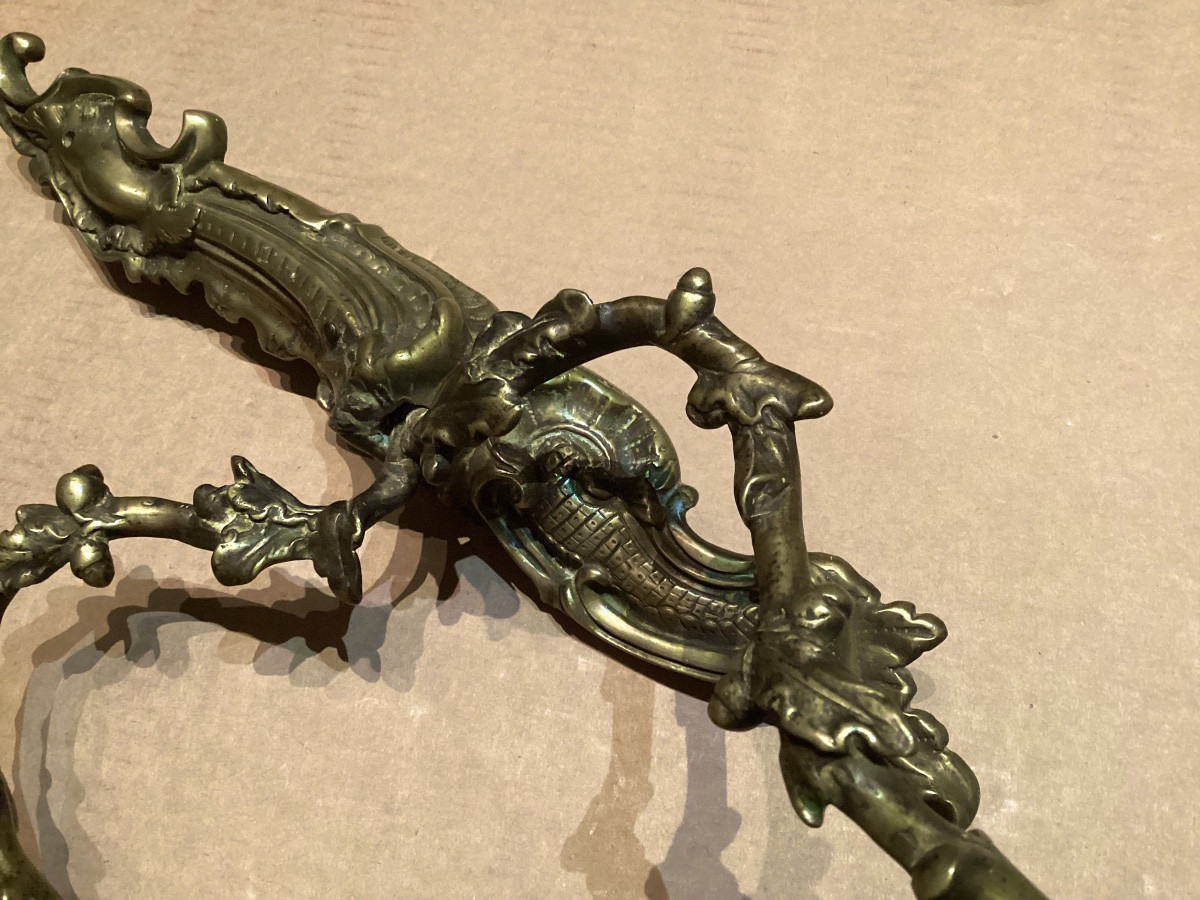 Paire d’appliques d’époque Louis XV -photo-7