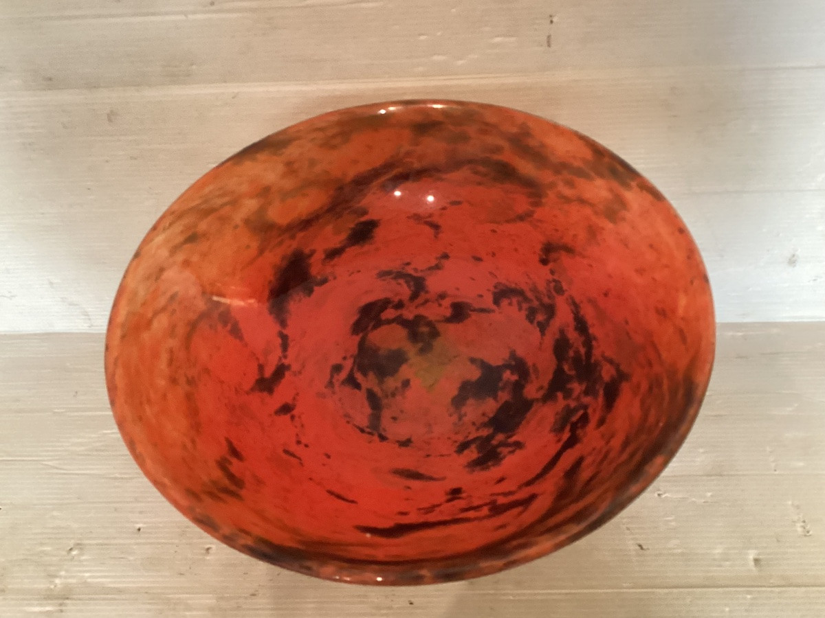 Glass Paste Bowl, 1930-photo-3