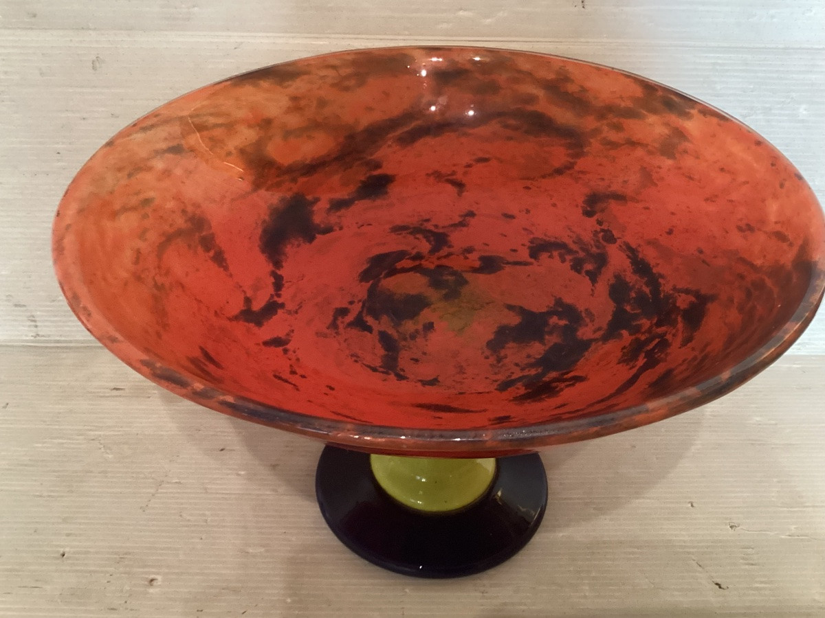 Glass Paste Bowl, 1930-photo-4
